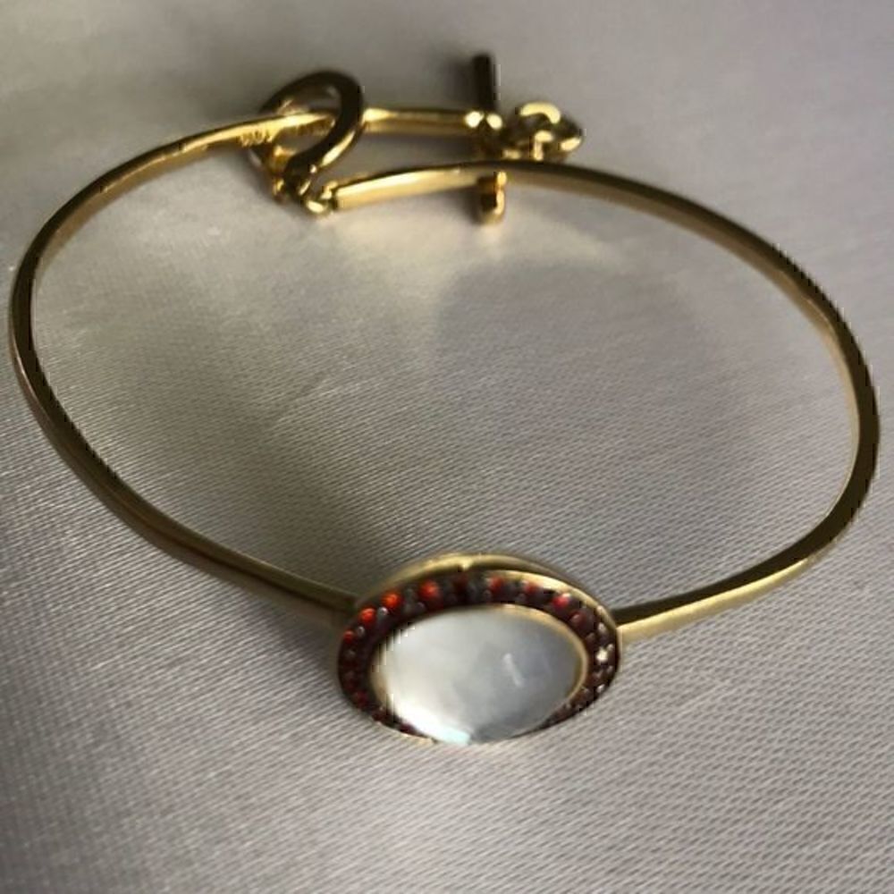 IPPOLITA 18k gold and white ópalo bracelet